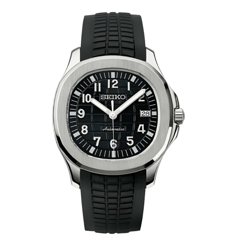 Seiko Mod Aquanaut Silver Black