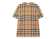 Burberry Check Cotton Jacquard T-Shirt Archive Beige