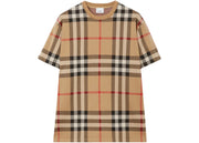 Burberry Check Cotton Jacquard T-Shirt Archive Beige