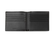 Burberry Check E-canvas International Bifold Wallet 8 slot Dark Birch Brown