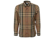 Burberry Check Shirt Pebble