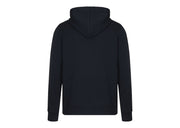 Burberry Clarendon Check Hood Zip Up Hoodie Navy