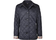 Burberry Diamond Quilted Jacket Navy