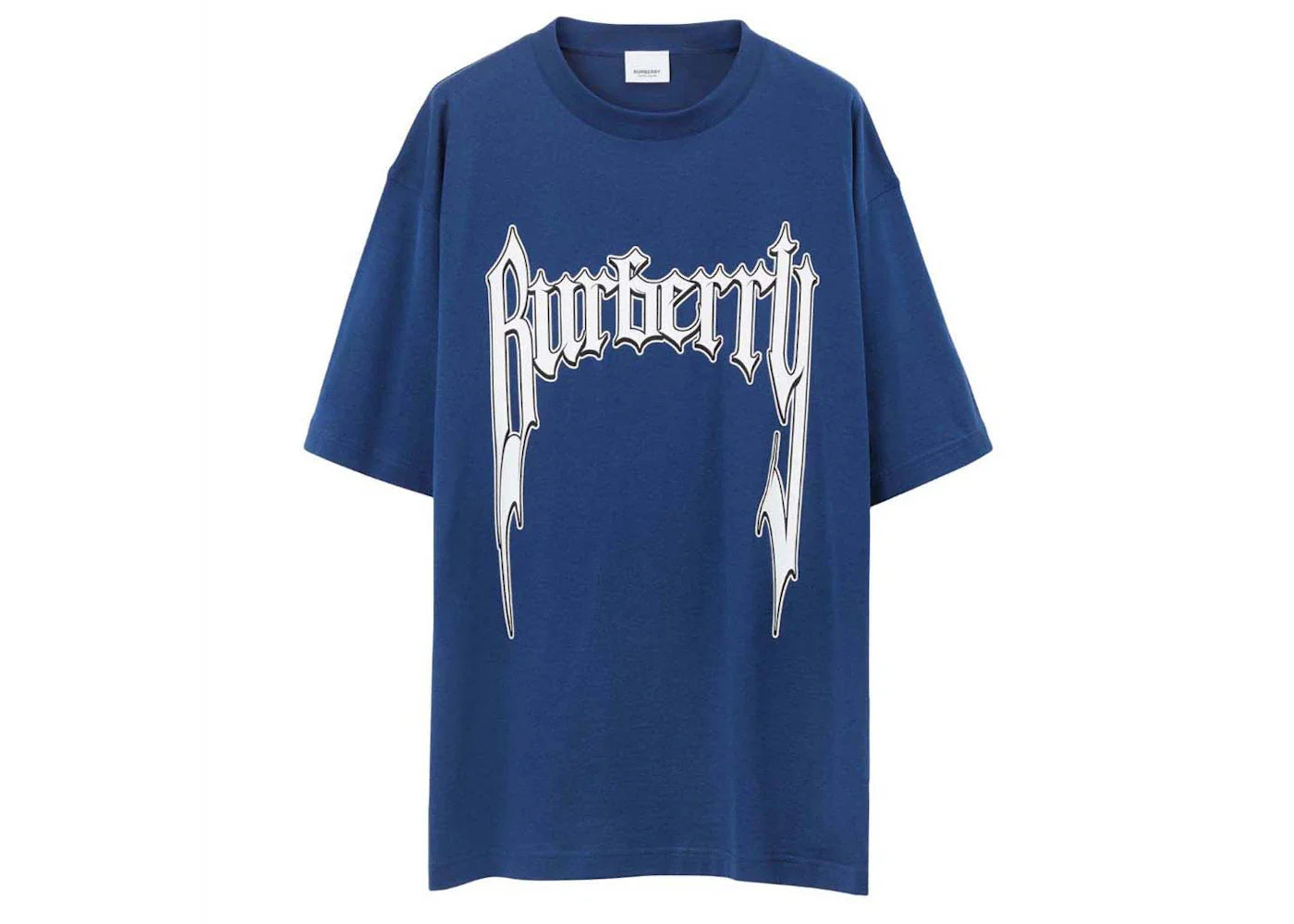 Burberry Graphic Logo-Shorts-Sleeve T-Shirt Blue