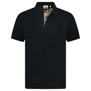 Burberry Hartford Check Placket Polo Black