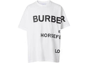 Burberry Horseferry Print Cotton T-Shirt White/Black