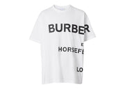 Burberry Horseferry Print Cotton T-Shirt White/Black