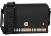 Burberry Medium Note Bag Black