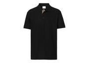 Burberry Monogram Motif Cotton Pique Polo Black/Archive Beige