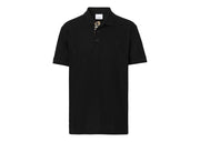 Burberry Monogram Motif Cotton Pique Polo Black/Archive Beige