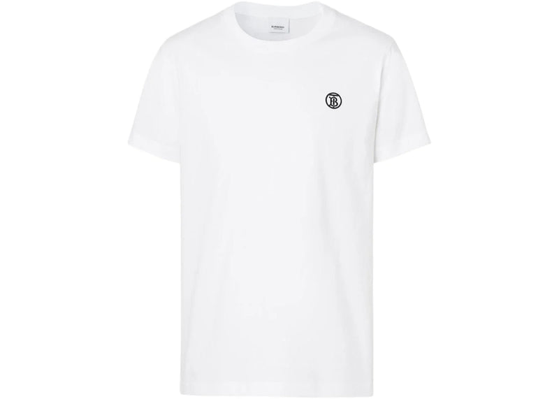 Burberry Monogram Motif Cotton T-Shirt White/Black