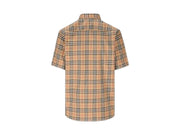Burberry Nova-Check Pattern Cotton Shirt Archive Beige