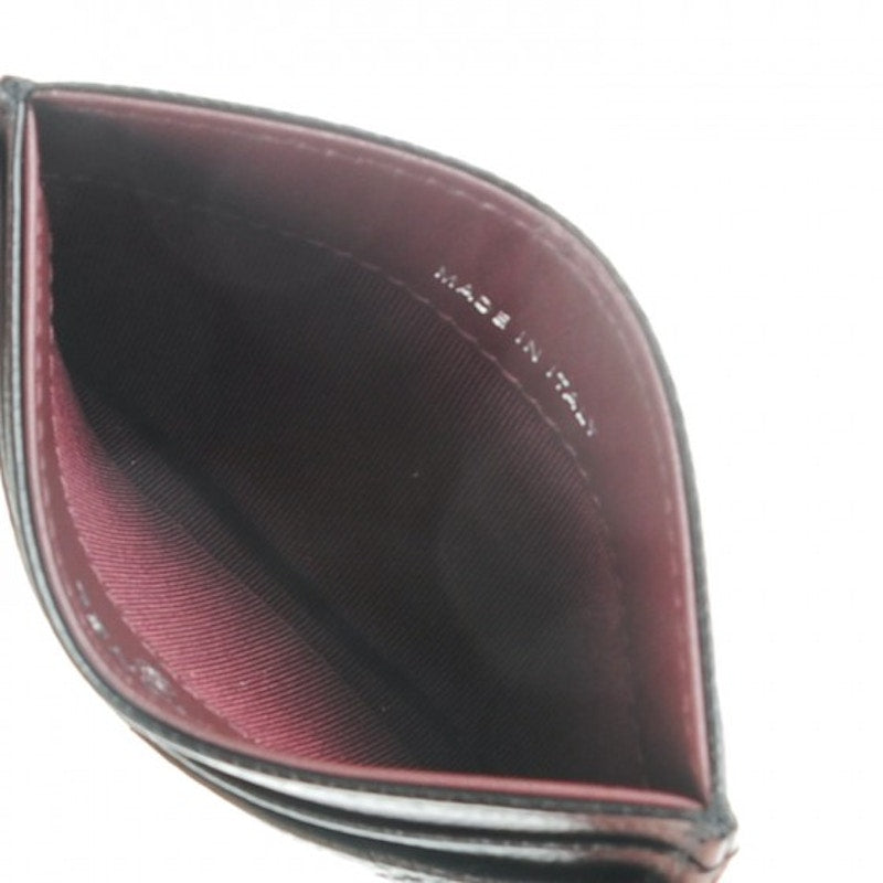 Chanel Card Holder Quilted Caviar Silver-tone Black
