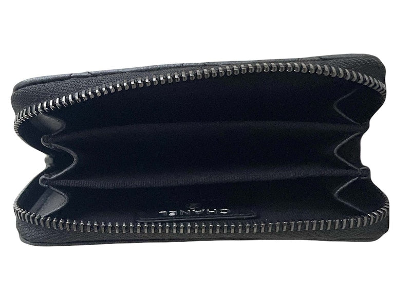 Chanel Classic Zipped Coin Purse Black (AP0216)