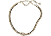 Chanel Gold Necklace AB8307 Gold/Black
