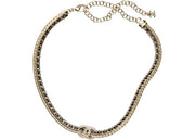 Chanel Gold Necklace AB8307 Gold/Black