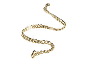 Chanel Metal Choker Necklace Gold/White