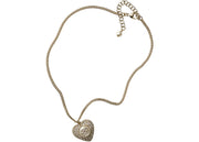 Chanel Metal Necklace AB9385 Gold/White