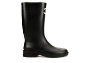 Chanel Rubber Rain Boots Black