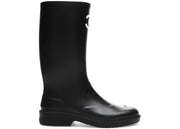 Chanel Rubber Rain Boots Black