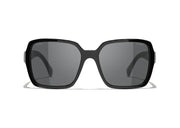 Chanel Square Sunglasses Black/Grey (5408 1026/S4)