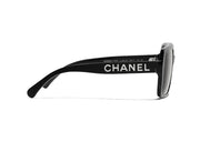 Chanel Square Sunglasses Black/Grey (5408 1026/S4)