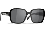 Chanel Square Sunglasses Black/Grey (5408 1026/S4)