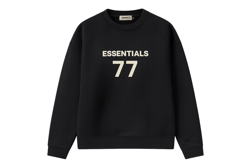 Black Essentials 77 Sweatshirt
