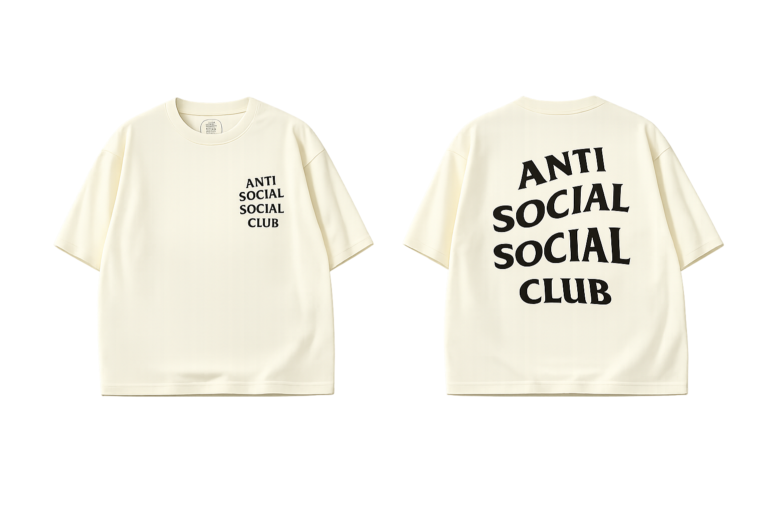 Anti Social Social Club Logo T-Shirt Off-White