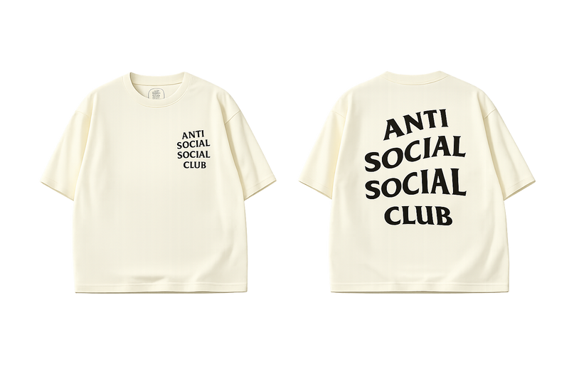 Anti Social Social Club Logo T-Shirt Off-White