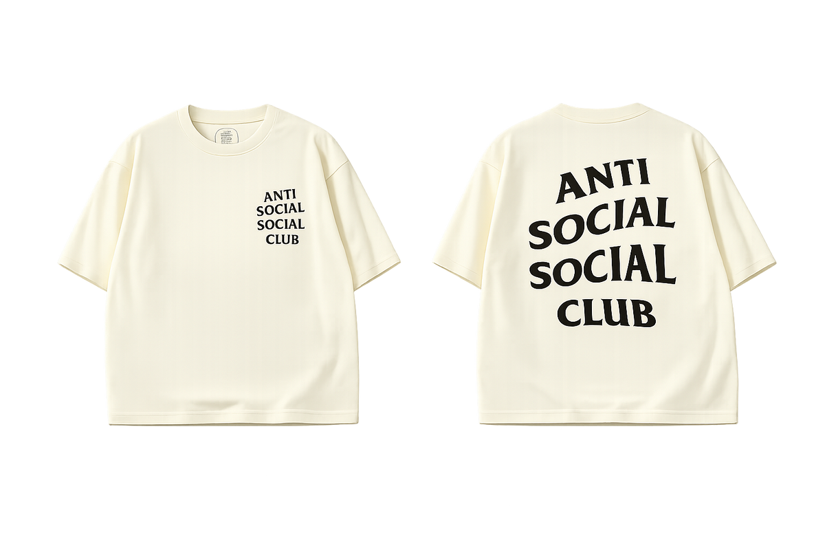 Anti Social Social Club Logo T-Shirt Off-White