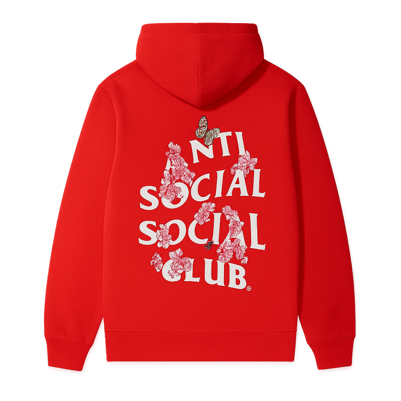 Anti Social Social Club Kkotch Hoodie Red