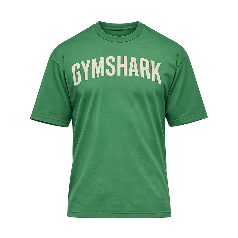 Gymshark Worn Graphic T-Shirt oversized fit Lift Green