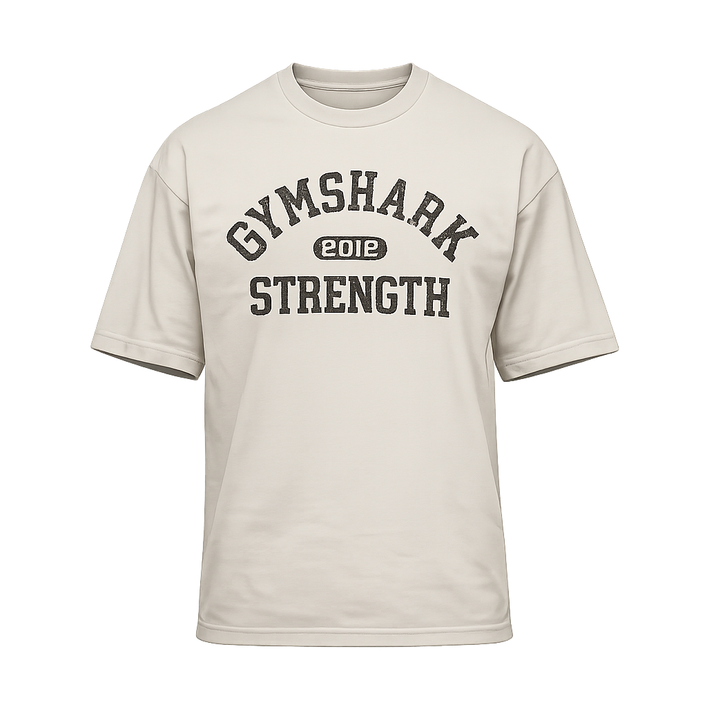 Gymshark 2012 Strength T-Shirt Pebble Grey