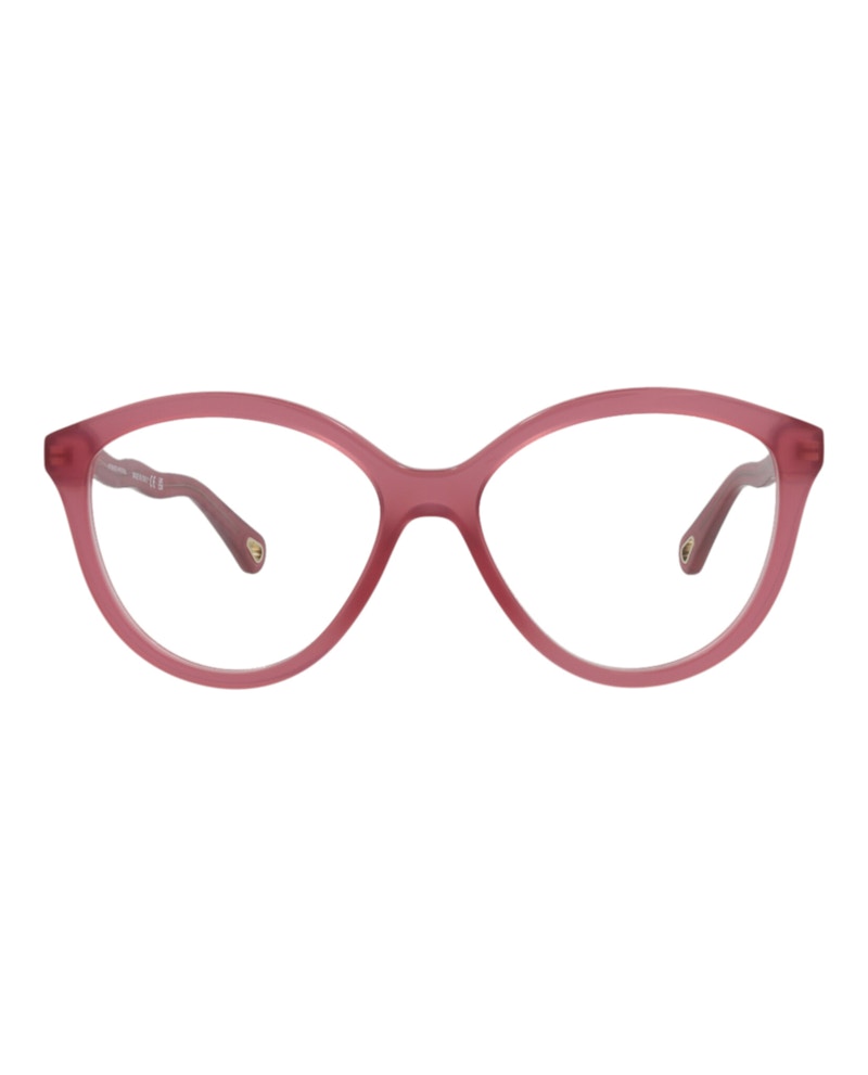 Chloe Cat Eye-Frame Bio Acetate Optical Frames Burgundy Burgundy Transparent (CH0089O-30012405-004)
