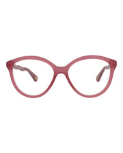 Chloe Cat Eye-Frame Bio Acetate Optical Frames Burgundy Burgundy Transparent (CH0089O-30012405-004)