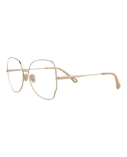 Chloe Cat Eye-Frame Metal Optical Frames Gold Gold Transparent (CH0098O-30012434-006)
