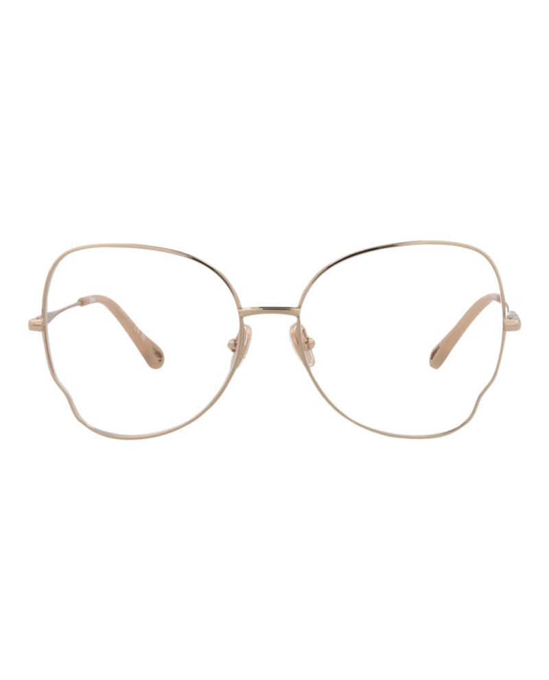 Chloe Cat Eye-Frame Metal Optical Frames Gold Gold Transparent (CH0098O-30012434-006)
