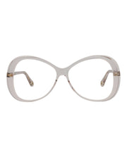 Chloe Round-Frame Bio Acetate Optical Frames Pink Pink Transparent (CH0011O-30009851-002)