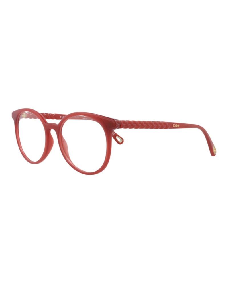 Chloe Round-Frame Bio Injection Optical Frames Orange Orange Transparent (CH0006O-30009871-004)