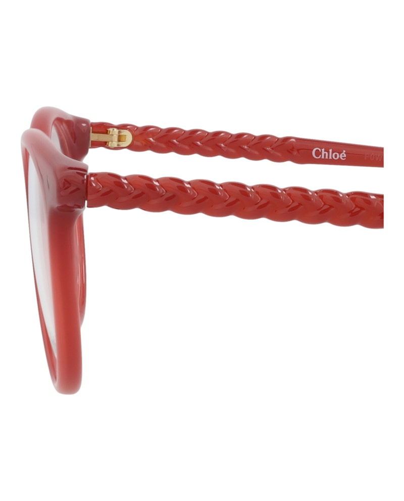Chloe Round-Frame Bio Injection Optical Frames Orange Orange Transparent (CH0006O-30009871-004)