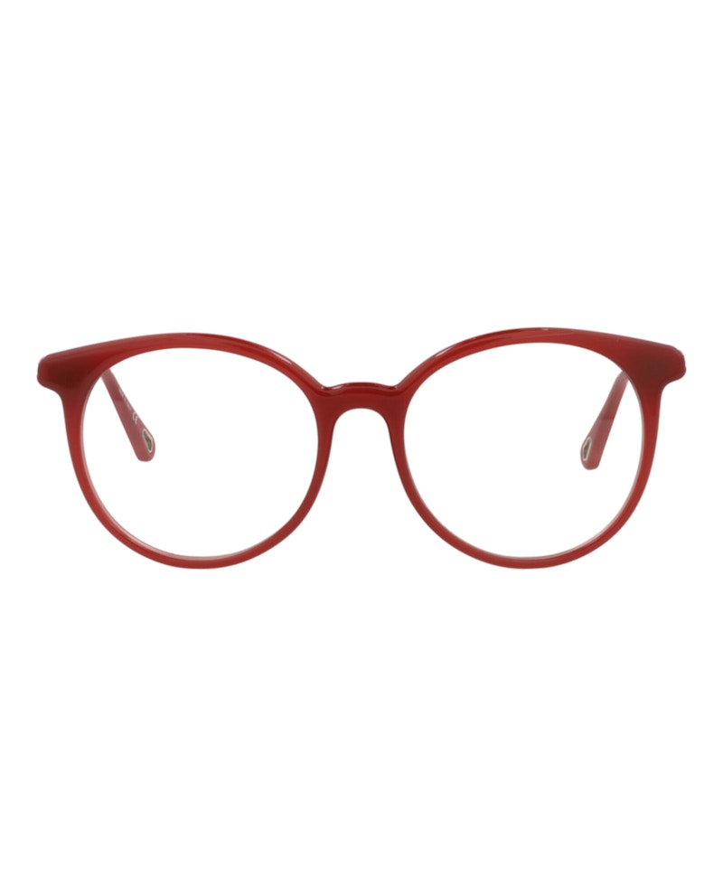 Chloe Round-Frame Bio Injection Optical Frames Orange Orange Transparent (CH0006O-30009871-008)