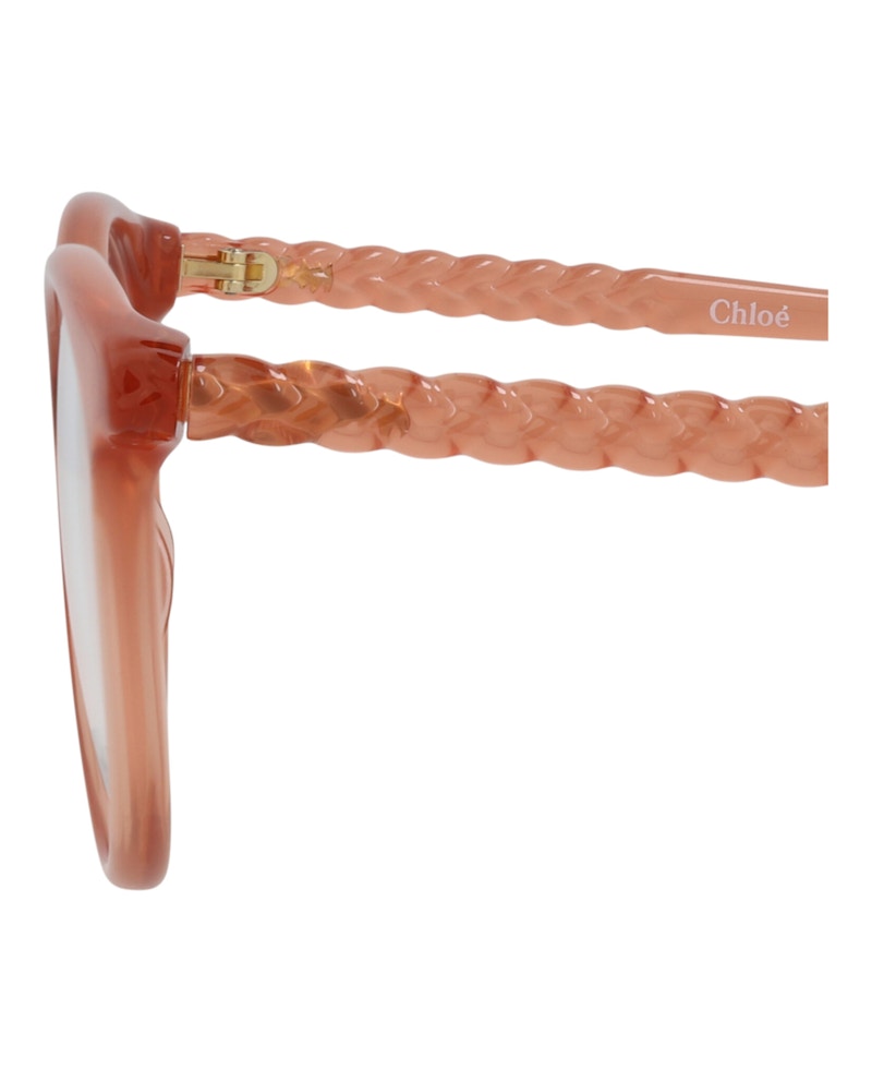 Chloe Round-Frame Bio Injection Optical Frames Pink Pink Transparent (CH0006O-30009871-001)