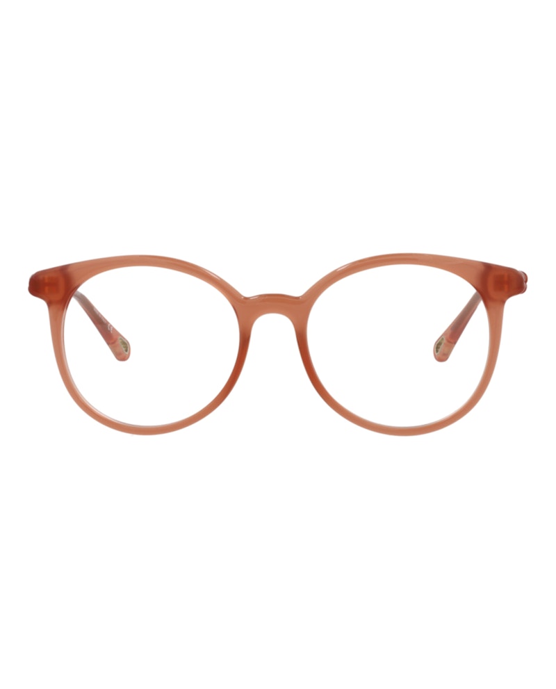 Chloe Round-Frame Bio Injection Optical Frames Pink Pink Transparent (CH0006O-30009871-001)