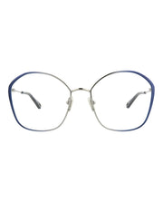 Chloe Round-Frame Metal Optical Frames Blue Blue Transparent (CH0017O-30009856-001)