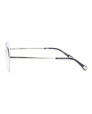Chloe Round-Frame Metal Optical Frames Silver Silver Transparent (CH0021OA-30009911-003)