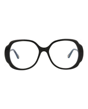 Chloe Round-Frame Recycled Acetate Sunglasses Black Black Transparent (CH0196S-30014696-001)