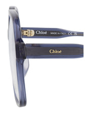 Chloe Square-Frame Bio Acetate Optical Frames Blue Blue Transparent (CH0126OA-30013655-003)