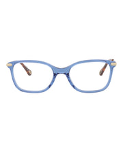 Chloe Square-Frame Bio Acetate Optical Frames Blue Gold Transparent (CH0059O-30011441-004)