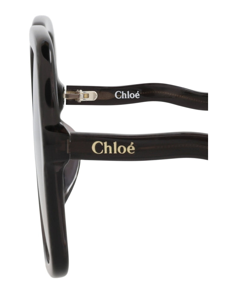 Chloe Square-Frame Bio Acetate Sunglasses Grey Grey Blue (CH0086SA-30012858-001)